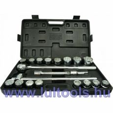 Dugókulcs készlet krova 3/4″ 21-50 mm 21 részes 12 szög
