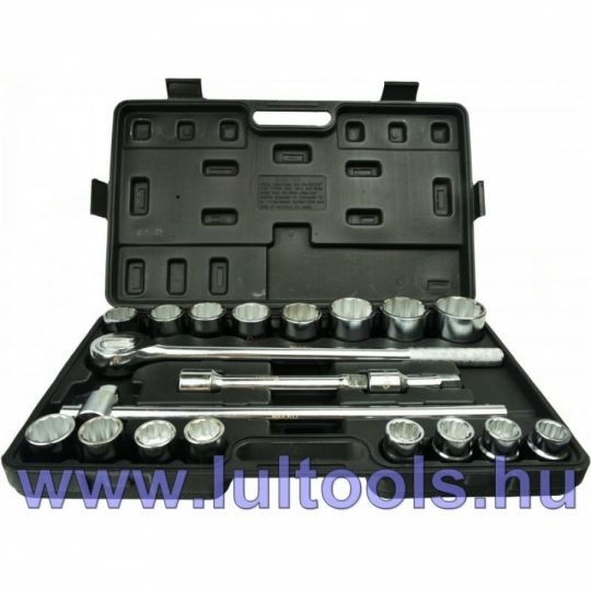Dugókulcs készlet krova 3/4″ 21-50 mm 21 részes 12 szög