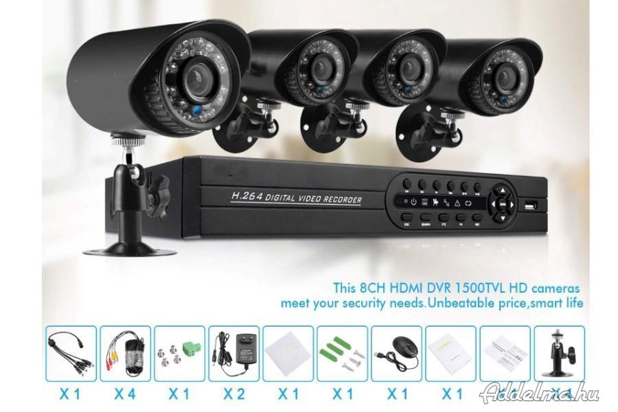 DVR H.264 Online éjjellátó térfigy