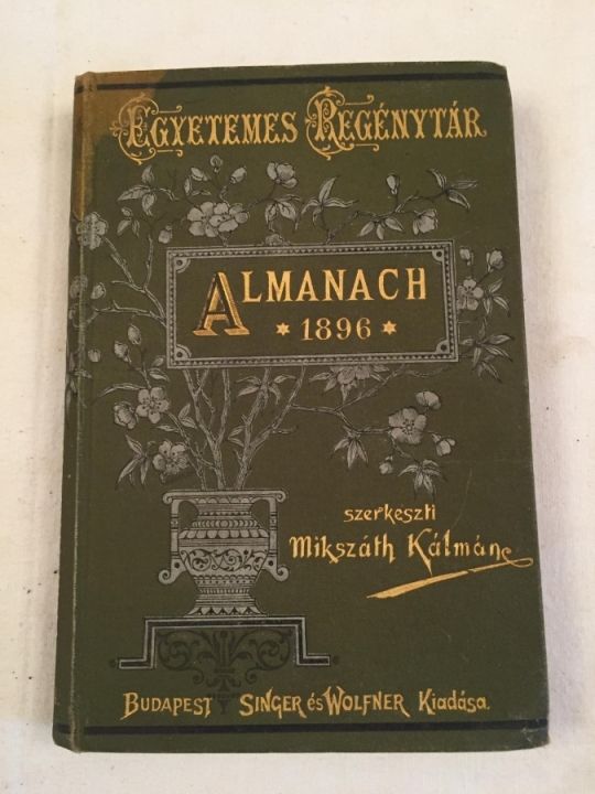 Egyetemes regénytár:Almanach 1896