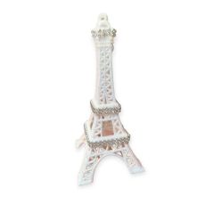 Eiffel-torony karácsonyi dekoráció ezüst strasszokkal