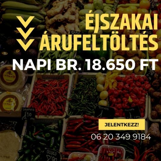 Éjszakai Árufelöltés Budapest