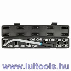 Ékszíj kulcs cserélhető fejekkel 15 részes Neo Tools