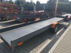 Eladó Új hosszúanyag szállító utánfutó (130x600 cm)