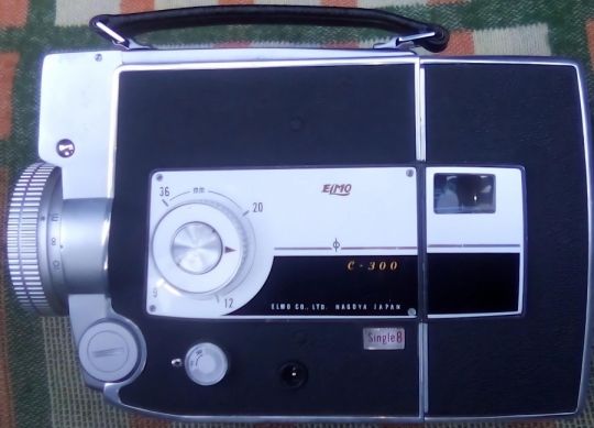 ELMO C300 8 mm-es Filmfelvevő Működik Régiség
