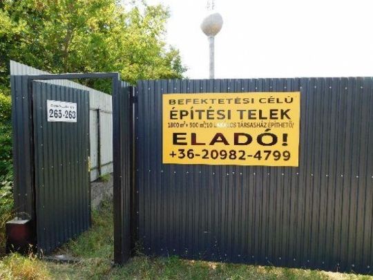 Építési/befektetési/vállalkozás célú ingatlan eladó!