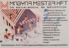 Építőipari munkákat vállalunk