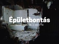 Épületbontás, törmelékszállítás