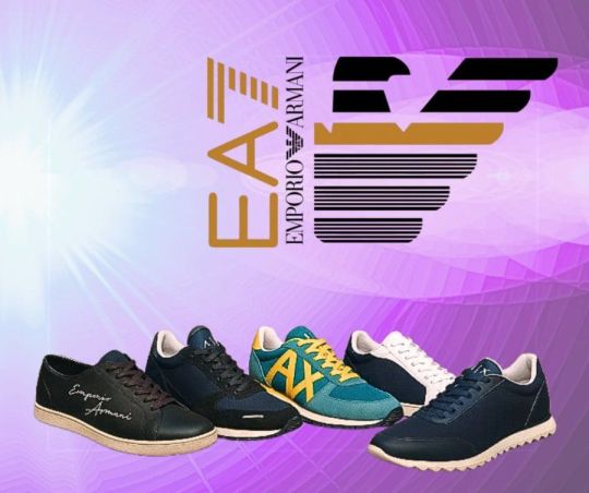 Eredeti Armani 44es sneakers casual cipő csomag