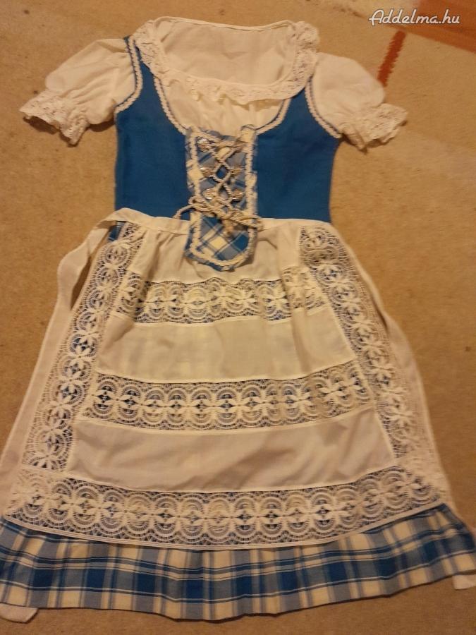 Eredeti német ruha, 36-os, kék-fehérszínű, kb.50éves,hibátlan!