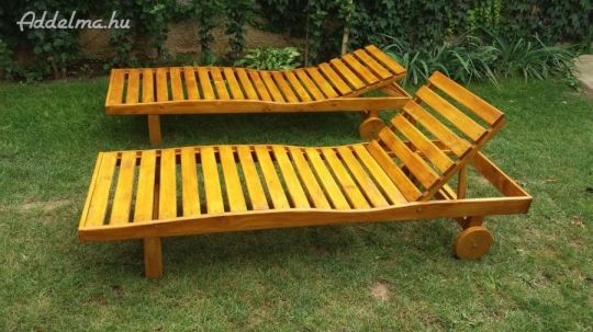 Ergonomikus fa napozóágy a gyártótól