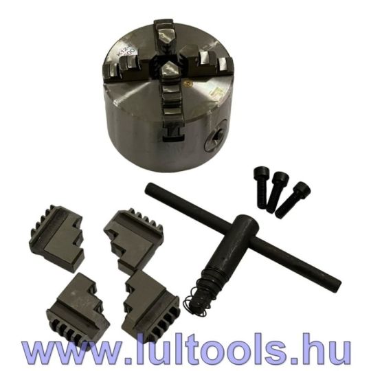 Eszterga tokmány 80mm 4 pofás LULTOOLS