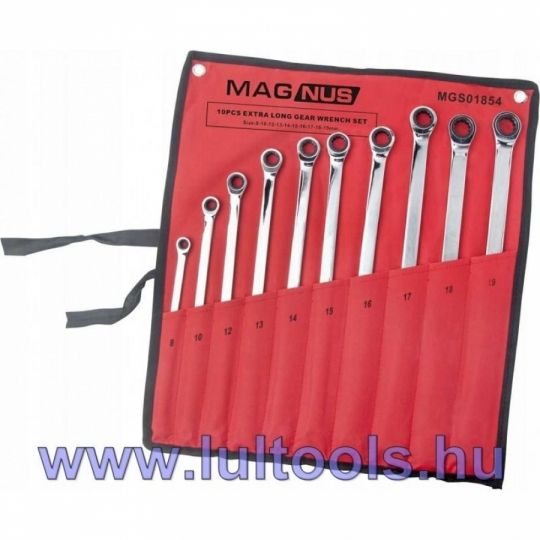Extra hosszú racsnis csillagkulcs készlet 8-19mm