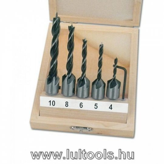 Fafúró készlet süllyesztékkel 4-10 mm LULTOOLS