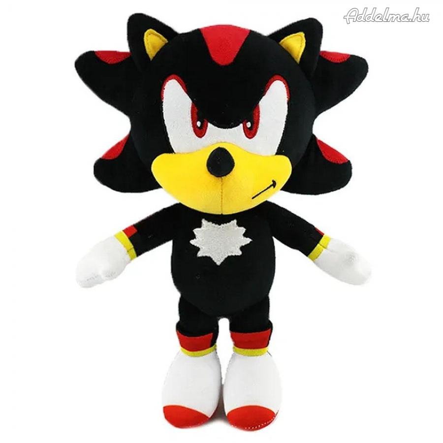 Fekete Shadow Sonic plüss 20 cm - Sonic a sündisznó