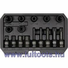 Féknyereg szerelő gépi dugókulcs klt. 16 részes 1/2" CrMo