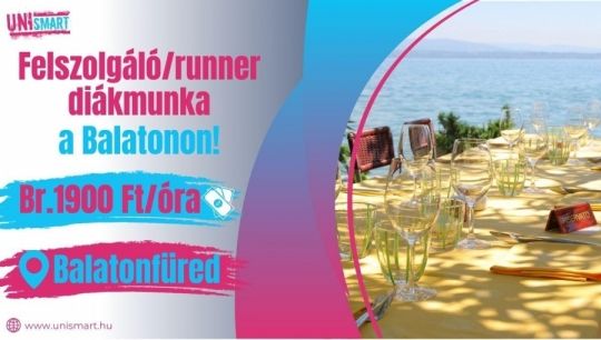 Felszolgáló/Runner