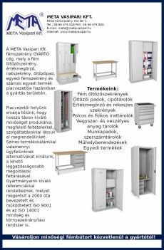 Fémszekrény gyártó és forgalmazó