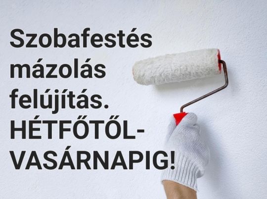 Festő szobafestő mázoló