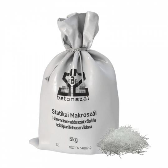 Fiber szál (5kg-os kiszerelés) - Betonerősítő szál
