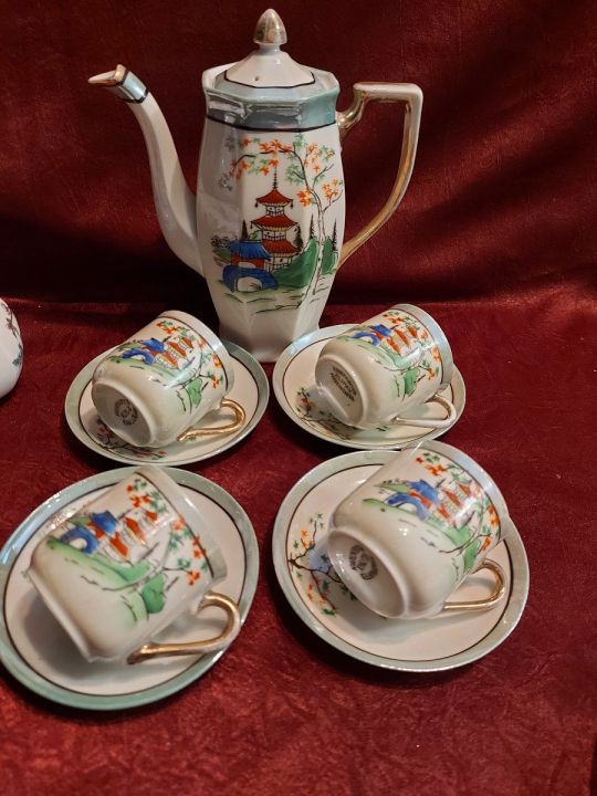 Finomporcelán keleti kávésszett!