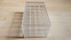 Fiókos ékszer érme tároló doboz