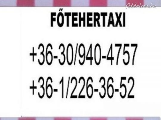 Költözz most! FŐ-TEHERTAXI, SOS fuvarozás, áruszállítás