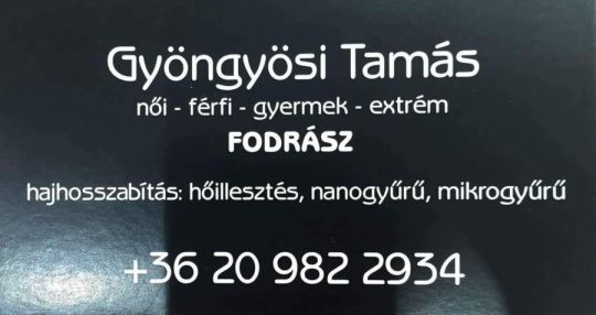 Fodrasz házhoz