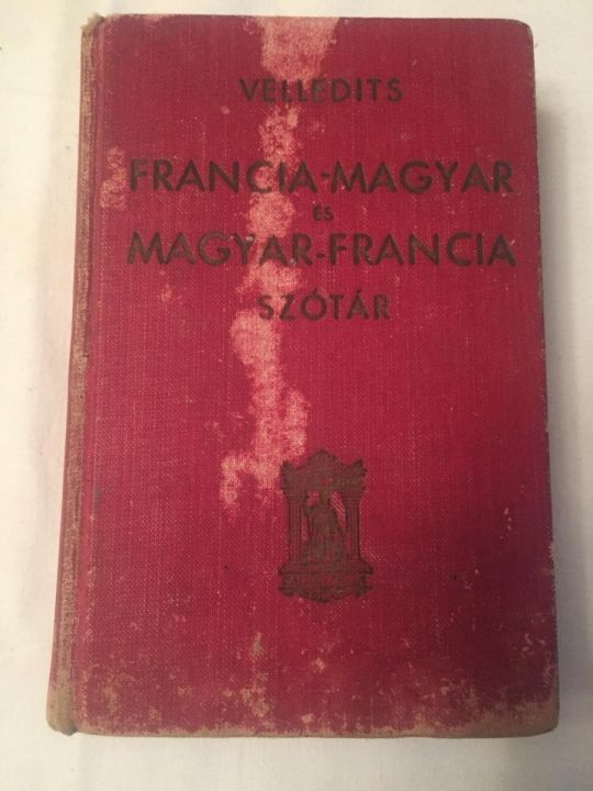 Francia-Magyar és Magyar-Francia  Szótár 1940