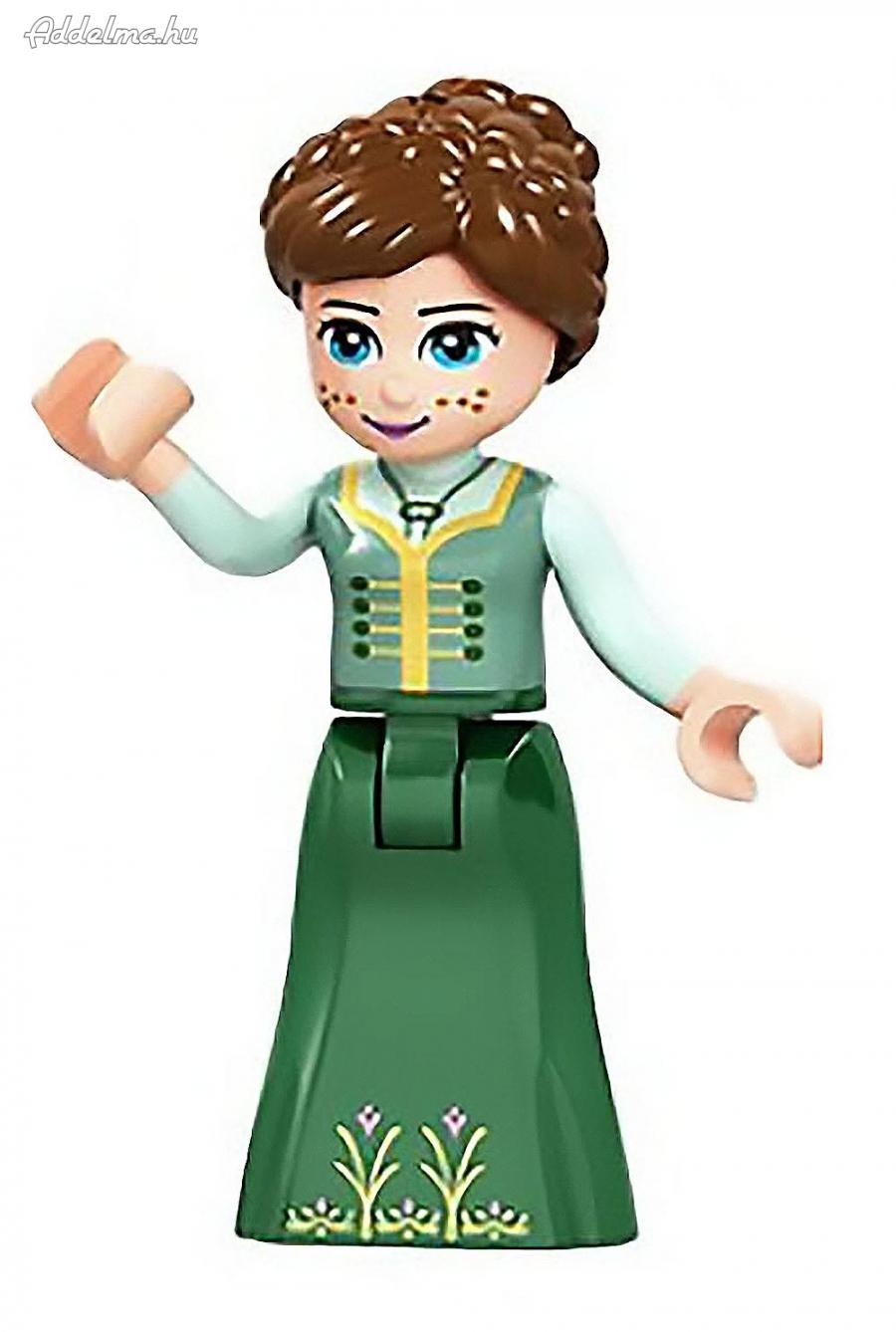 Frozen Jégvarázs Anna zöld ruhában mini figura Új! Készletről!