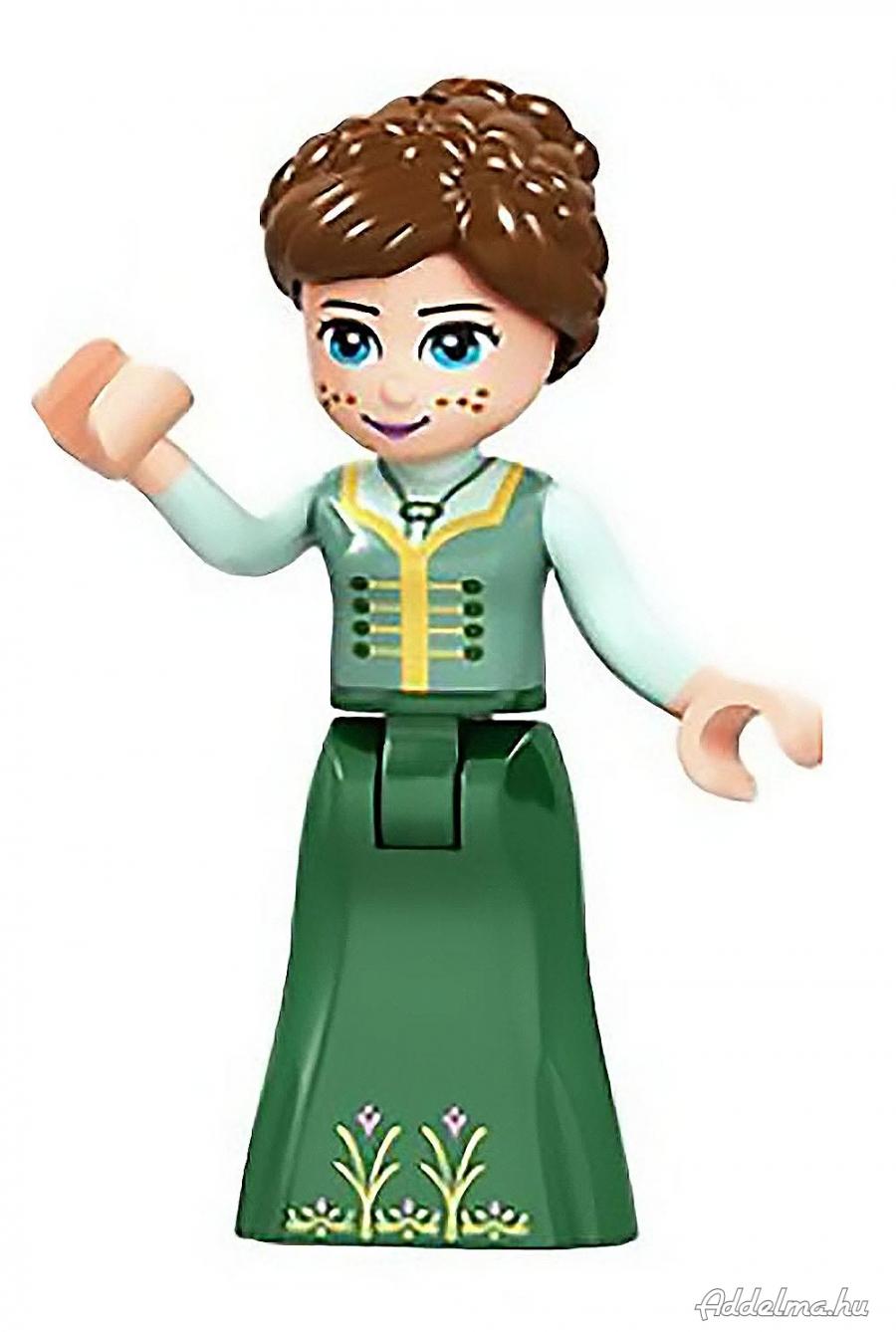 Frozen Jégvarázs Anna zöld ruhában mini figura Új! Készletről!