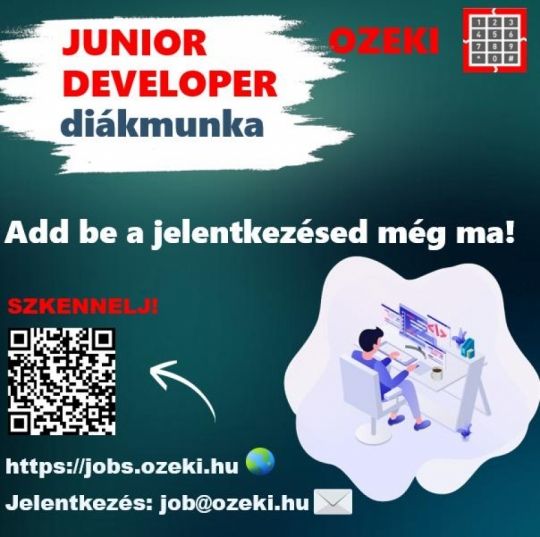 Full Stack developer – Diákmunka ősztől