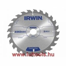 Fűrésztárcsa fához 230 x 30 mm / 24T IRWIN,.,.,..,,,.,.