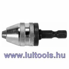 Fúrótokmány adapter 1/4" Hex -> 0,5-3,0 mm gyorstokmány Yato