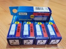 G9 foglalat 40W MATT halogén izzó égő 7db egyben 0km-es