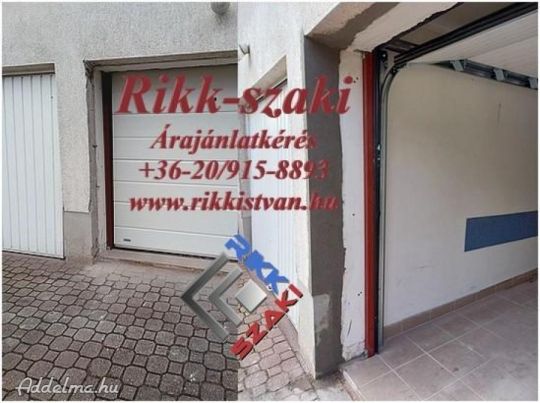 Garázs ajtócsere utáni, kőműves javítási munkák!