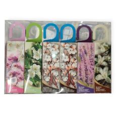 Gardrób légfrissítő szett – 6 illattal: levendula, orchidea