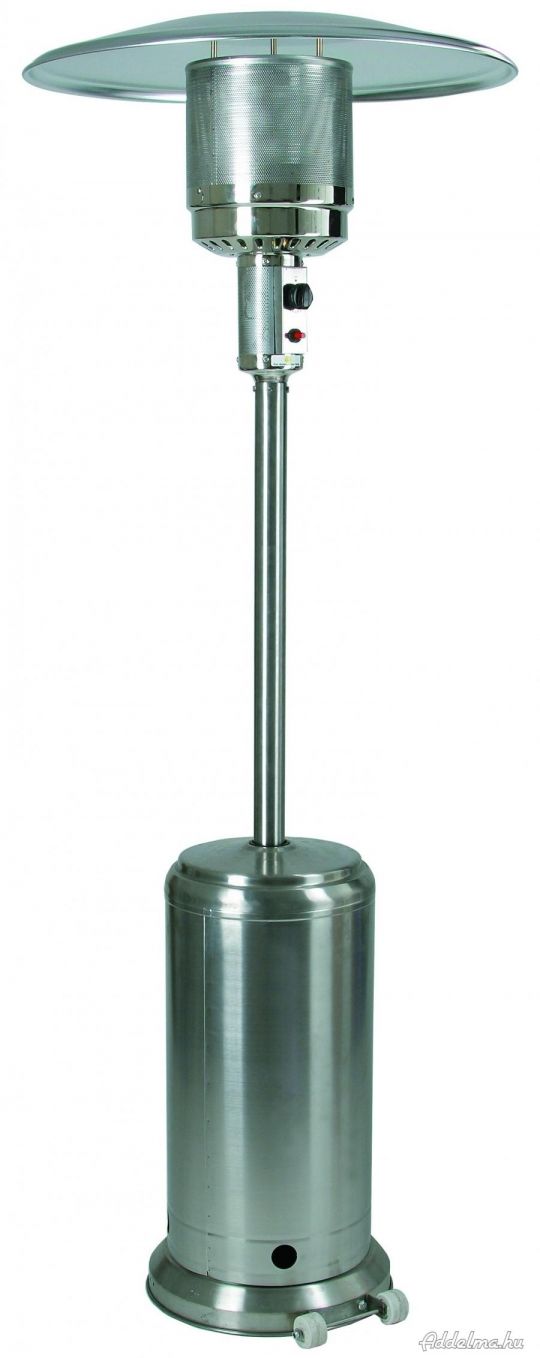 Gázos hősugátzó hőgomba inox