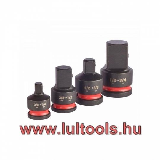Gépi dugókulcs adapter klt. 4 részes MILWAUKEE