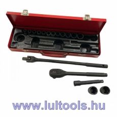 Gépi dugókulcs készlet 18 részes 1/2"