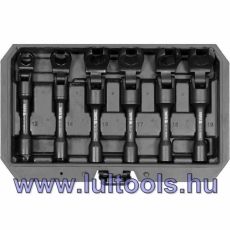 Gépi fékcső-dugókulcs készlet 6 részes 3/8" 12-19 mm Yato