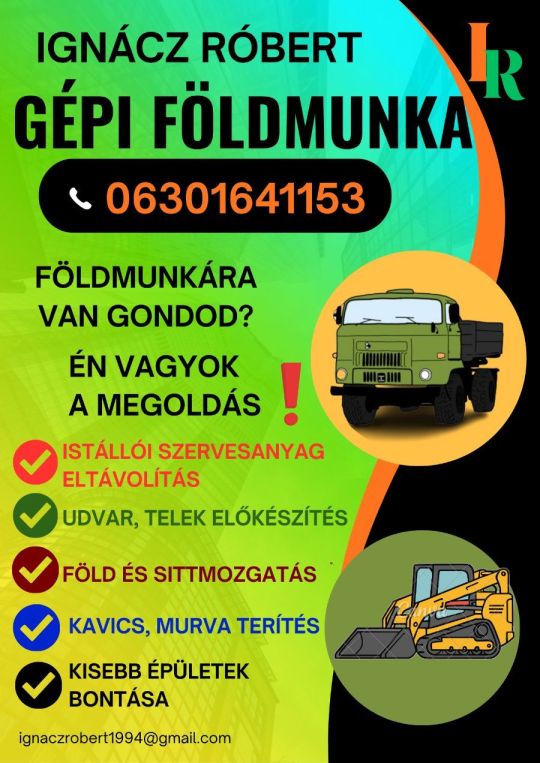 Gépi földmunka