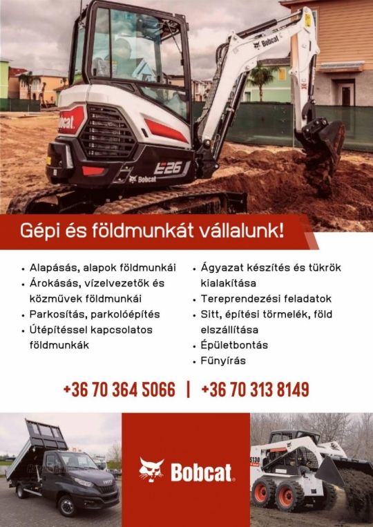 Gépi Földmunkát Vállalok!
