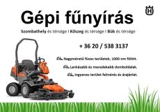 Gépi fűnyírás Vas megye, Szombathely, Kőszeg és Bük térsége
