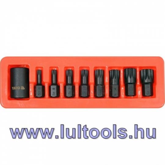Gépi spline bit készlet 9 r. 1/2