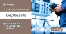 Gépkezelő munkatársat keresünk