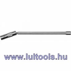 Gyertyakulcs csuklós toldószárral 16 mm 3/8" mágneses CrV