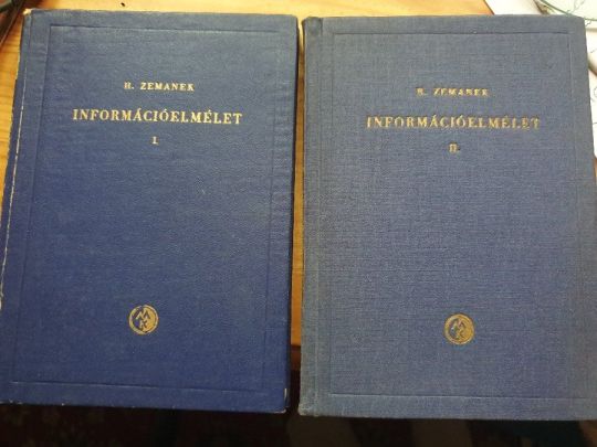 H. Zemanek: Információelmélet I-II