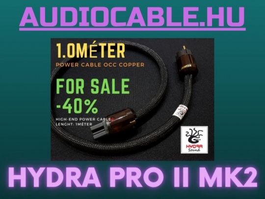 Hades Pro II Mk2 szerelt tápkábel -40% áron csatlakozó 1.5M