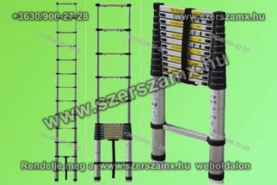 Haina Alumínium Teleszkópos Létra 2,6méter Kitolhatós